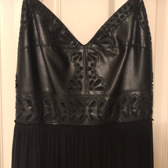 Bailey 44 Sleeveless Dress w/Faux Leather Embellishment - Picture 7 of 12
